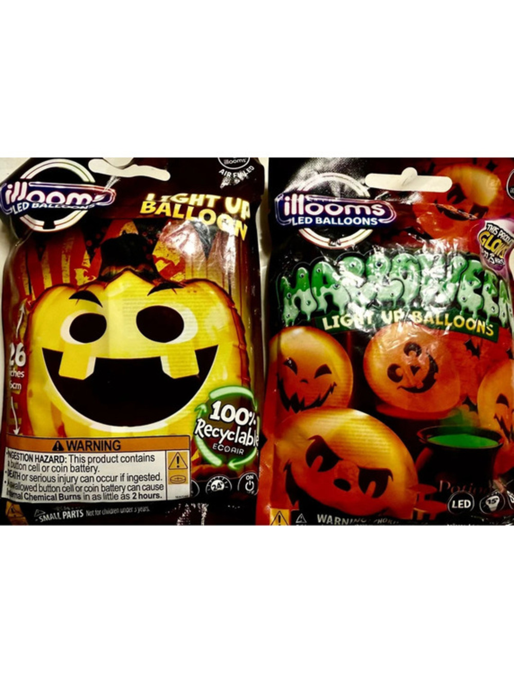 Bundle of Halloween LED Balloons